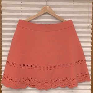 Loft Scalloped-hem Skirt